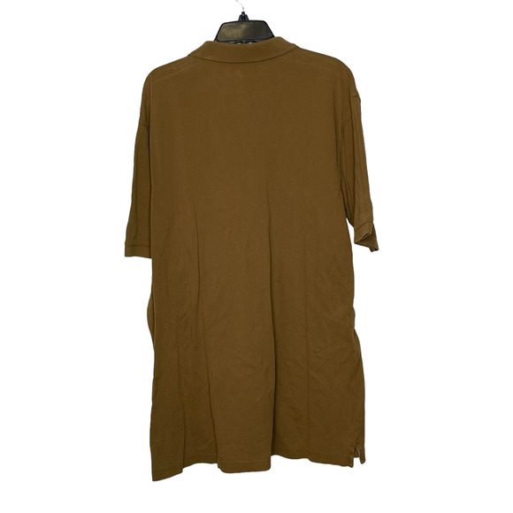 The Territory Ahead Mens Polo Shirt Big & Tall Size XLT Brown Knit Pullover SS - Picture 5 of 5